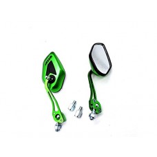 Wesource Green Bicycle Hardcore Conversion Rearview Mirror Modified Aluminum Alloy Rearview Mirror - B07F45WS7G